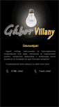 Mobile Screenshot of gaborvillany.hu